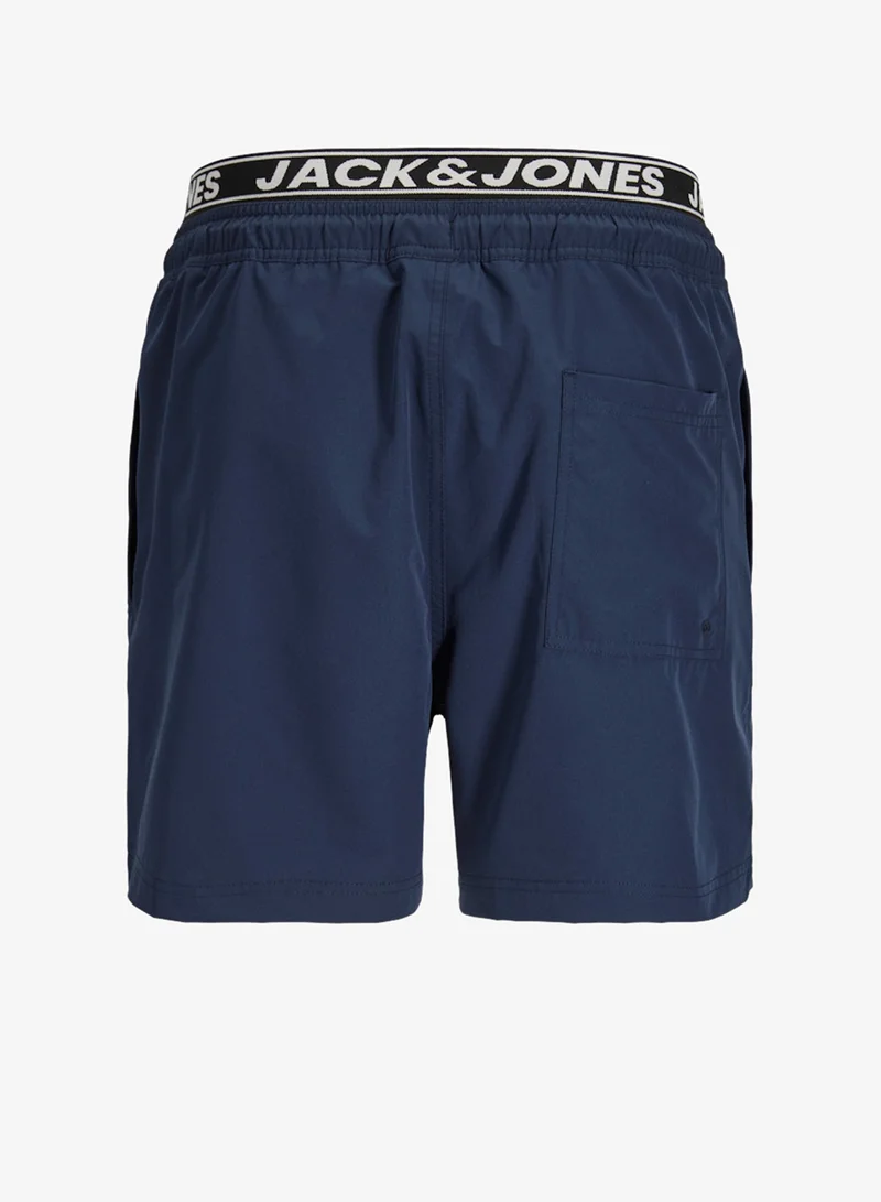 JACK & JONES  Logo Drawstring Swim Shorts for Men | Best Price UAE